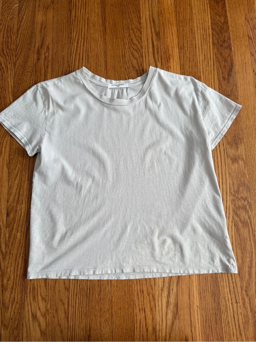 Perfect white tee off white crop tshirt XS - Picture 2 of 8